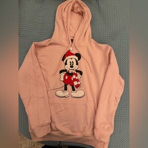 Disney Christmas Women's Soft Pink Sweater